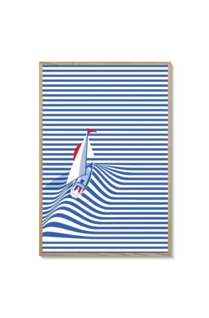 Barco azul